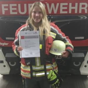 Neues Mitglied der aktiven Mannschaft – Maria Quandt besteht Truppmann Prüfung