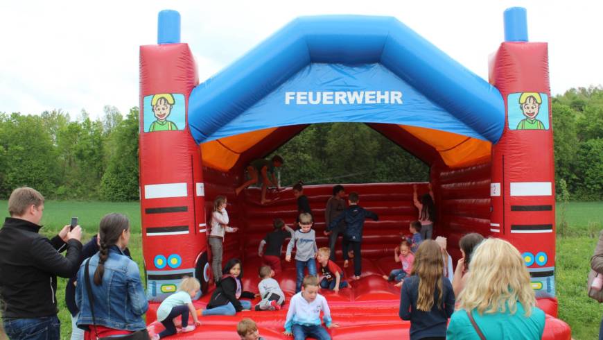 Feuerwehr Action im Sandfrauenpark