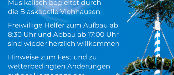 Maibaumfeier 01. Mai 2025